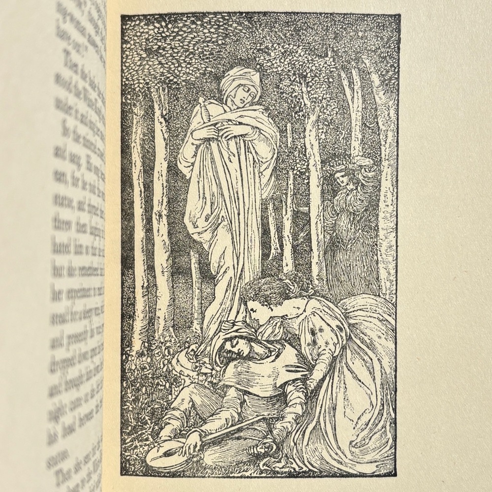 1937 A Doorway in Fairyland Wood Engravings Fairy Tales Rose Princess Palace DJ - Picture 4 of 14